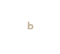Petite lettre kraft b 8,5cm - Kraft
