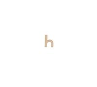 Petite lettre kraft h 8,5cm - Kraft
