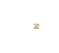 Petite lettre kraft z 8,5cm - Kraft