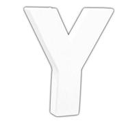 Petite lettre Y 12cm - Blanc