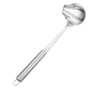 Petite Louche Inox à Bec Verseur, Cuillère de Service, 1 Pièce | Acier Inoxydable, Finition Argentée Polie, Poignée Longue Ergonomique, pour Bouillons et Sauces