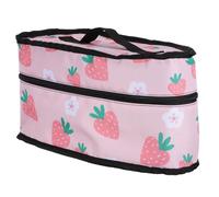 Petite Mallette de Transport pour Fer à Vapeur, Motif Fraise Rose