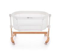 PETITE&MARS Lit Cododo Bébé Glory 2-en-1 Co-Sleeping Berceau Balancelle Réglable Hauteur Matelas Roulettes Pliable Blanc