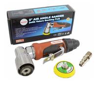 Petite meuleuse d'angle pneumatique avec variateur de vitesse (excentrique) pour disques de 50 mm Technic AT-7037bn