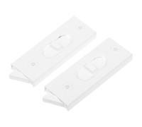 Petite Paire de Loquets Coulissants à Ressort pour Fenêtre, Blanc | Pièces de Rechange en Plastique, Réglage Précis et Installation Facile, Verrou Fenetre Coulissante
