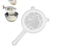 Petite passoire à mailles fines - Filtre ergonomique en nylon réutilisable - Pour lait de soja, jus, thé, smoothies, bouillon, vin, miel, sucre, poudre et riz