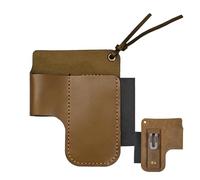 Petite pochette à outils | Sac à outils rétro en cuir pour homme - pour lampe de poche, coupe, stylo, plantation, récolte, élagage, amélioration de la maison, construction, plombier, menuiserie