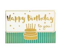 Petite Pochette Avec Un Emplacement A Billet - Happy Birthday To You G