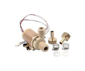Petite pompe à eau 3 m, hauteur de refoulement silencieuse 30 dB | Moteur sans balais, durée de vie de 30 000 h, niveau sonore de 30 dB, connexion CC 12 V, faible entretien