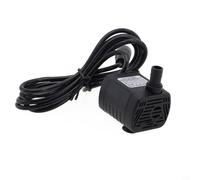 Petite pompe à eau sans balais CC 12 V, pompe sous-marine silencieuse < 35 dB pour fontaines et étangs à poissons, pompe centrifuge haute efficacité avec arbre en acier inoxydable, (CC 12 V)