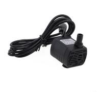 Petite pompe submersible à courant continu sans balais 12 V arbre en acier inoxydable silencieux moins de 35 dB pour fontaines, étangs à poissons, circuit d'eau 200-300 l/h, débit 1,5 m hauteur de