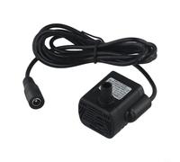 Petite pompe submersible à énergie solaire - 12 V CC - 200-300 l/h - Silencieuse - Moins de 35 dB - Pour aquarium, étang, fontaine, circuit, arbre en acier inoxydable, pompe à eau amphibique (CC 5,5 V