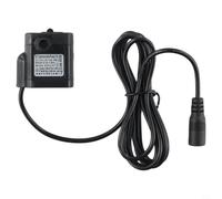 Petite pompe submersible à énergie solaire - 12 V CC - 200-300 l/h - Silencieuse - Moins de 35 dB - Pour aquarium, étang, fontaine, circuit, arbre en acier inoxydable, pompe à eau amphibique (CC 22 V