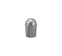 Petite Poubelle à couvercle basculant 5 litres - Argent
