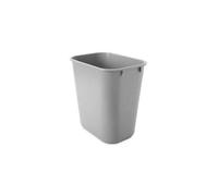 Petite poubelle à papier rectangulaire 12 litres - Gris