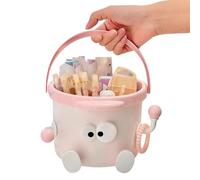Petite poubelle de bureau - Poubelle décorative et poubelle avec poignée - Petite poubelle pour comptoir | Convient pour une utilisation au chevet du lit, salle de bain, chambre, salon, bureau