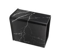 Petite Poubelle Étroite en Plastique 12 L, Noire, pour Chambre et Bureau | Design Moderne Minimaliste à Double Couche, Entretien Facile, Format 12,4x11x7,3 Pouces