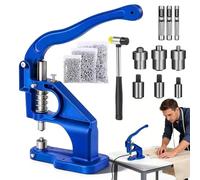 Petite presse manuelle – Presse pour la création de trous de boutons, de rivets, de pressions, de boutons pour jeans et d'œillets – en acier