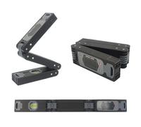 Petite règle d'angle numérique Portable, 1 pièce, Instrument de mesure d'angle domestique à 3 volets, niveau d'affichage numérique
