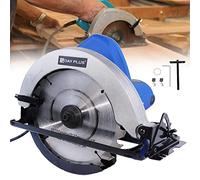 Petite Scie Circulaire 1500W, Coupe Carrelage Electrique, Scie à Bois Électrique, 5500PRM, 1 Lames de Scie Ø 185mm, Profondeur de Coupe Max.: 55mm(90°), Moteur en Cuivre Pur