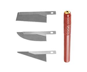 Petite scie | Outil de coupe et de coupe de précision avec 3 têtes de coupe | Kit de scie d'élagage pour les mains | Pour hommes, femmes, amis ainsi que pour les figurines, les modèles à la maison et