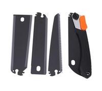 Petite scie pliante à main multifonctionnelle portable pour couper le bois avec lames en acier au carbone SK5 pour les projets de menuiserie de camping en plein air