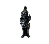Petite statue en résine Lutin grossier noire 19 cm