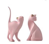 Petite Statue Mignonne, Sculpture Nordique créative, Art de décoration d'intérieur, Sculpture Moderne Minimaliste, décoration de Chat pour la Maison, Sculpture en résine, Belles décorations de