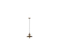 Petite suspension en bois de manguier beige Cath