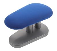 Petite Table à Repasser Compacte avec Tabouret en Plastique Bleu | Surface Rembourrée Résistante à Chaleur, Repassage Rapide, Usage Maison Avant Travail, pour Taille et Épaules