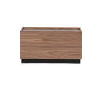 Petite table basse placage en bois de noyer Block