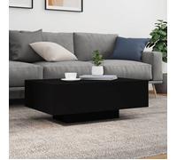 Petite Table Centrale de salon Noir - LEMON® Table basse avec lumières LED - Noir - 85x55x31cm 671 - Soldes