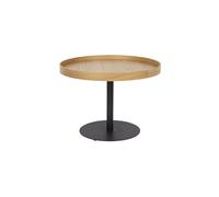 Petite table d'appoint en bois brun Yuri