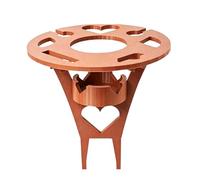Petite Table De Plage - Plateau De Collation De Bureau De Camping De Pique-nique Pliable Et Léger Portable, Support De Verre À Vin Imprimé En 3D, Mini Table Basse D'extérieur Pour Jardin, Patio,