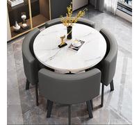 Petite table de salle à manger ronde à double usage pour salle à manger et conférence Hauteur 29.5in / 75 cm