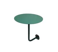 Petite Table Ronde Murale for Café, Magasin De Thé Au Lait | Cabine d'angle, comptoir de bistro peu encombrant, installation murale de bar à desserts(40X45CM green iron)