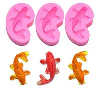 Petite taille koï Fondant Moule (6,3 x 3,6 cm)-Moldfun Carpe Poisson Sucre Craft Moule en silicone pour décoration de gâteaux/cupcakes, pâte à, argile polymère