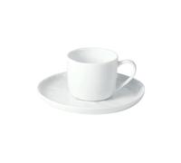 Petite tasse en porcelaine blanche, uni, pour café et thé - Pomax, Porcelino White - Ø14x6 cm