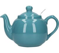 Petite théière avec infuseur et 2 tasses - Céramique, bleu aqua, 600 ml