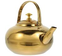 Petite Théière en Acier Inoxydable Infuseur, Poignée Isolée, Camping | Bec Résistant à Chaleur, Ouverture Large, Ébullition Rapide, Compatible Plusieurs Feux, pour Boissons, Lait, Bureau
