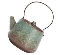 Petite Théière Rétro en Céramique, Poignée Froide, Usage Maison | Salon de Thé Professionnel, Style Élégant, Fait Bouillir L’eau Efficacement, Container pour Infusion