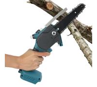 Petite Tronçonneuse 15 cm Sans Fil Portable Rechargeable 550W | Scie À Chaîne Puissante Pour Jardin Coupe-Branches Pour Jardin Arrière-Cour Terrasse Cour Verger Ferme Bois Forêt Paysage