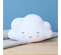 Petite veilleuse nuage blanc endormi (16 cm)