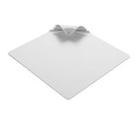 Petites Assiettes à Dessert Carrées en Aluminium Argenté Réutilisables | Plateau de Service 15cm, Bords Roulés, Facile à Nettoyer, pour Fêtes à Domicile et Restauration