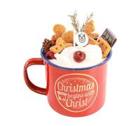 Petites bougies de Noël,Bougies d'scentthérapie pour Noël - Bougies de Noël en forme de tasse à gâteau, cadeaux de Noël en forme de bonhomme en d'épices pour femmes, bougie d'scentthérapie Demaxiyad