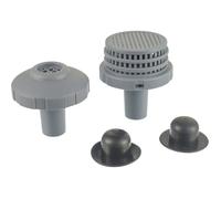 Petites Crépines pour Piscines, Kit de Raccordement pour Piscine 32 mm Buse d'entrée de Rechange pour Piscine Hors Sol