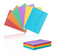 Petites Enveloppes Multicolores,Enveloppes Colorées,60 Pcs Enveloppe Couleur,Petite Enveloppe,Mini Enveloppes de Carte Cadeau,pour Mariages,Anniversaires,Fêtes,Cadeaux et Cartes de Voeux(11.5 * 8cm)