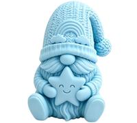 Petites Figurines De Gnomes Adorable Centre Table Hivernal Imprimé En 3D | Statuette Gnome Décorative Pour Salon Chambre Bibliothèque Entrée Meuble Rangement Rebord De Fenêtre Cheminée