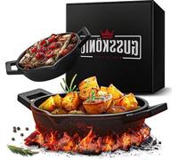 Petites poêles à griller en fonte, 11 cm de diamètre