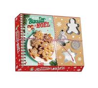 Petits Biscuits De Noël - Coffret Avec3 Emporte-Pièces, 1 Tampon Alimentaire En Bois Pour Décorer Tes Biscuits